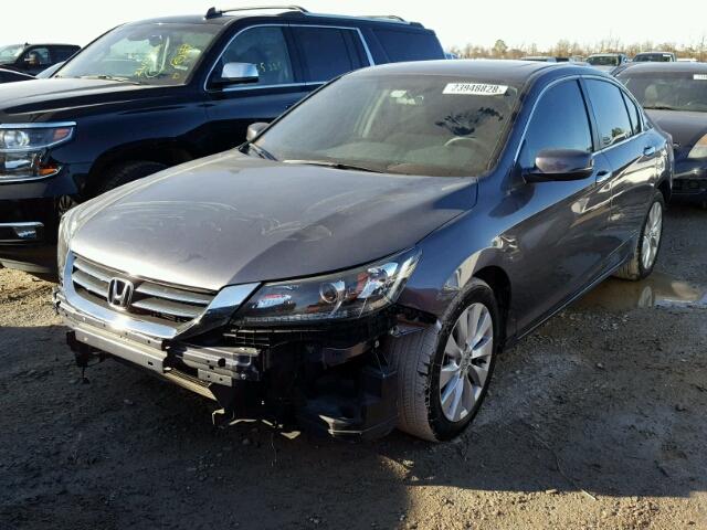 1HGCR2F78FA183851 - 2015 HONDA ACCORD EX GRAY photo 2