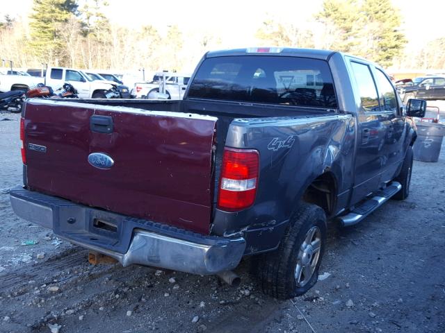 1FTRW14WX4KA48142 - 2004 FORD F150 SUPER GRAY photo 4