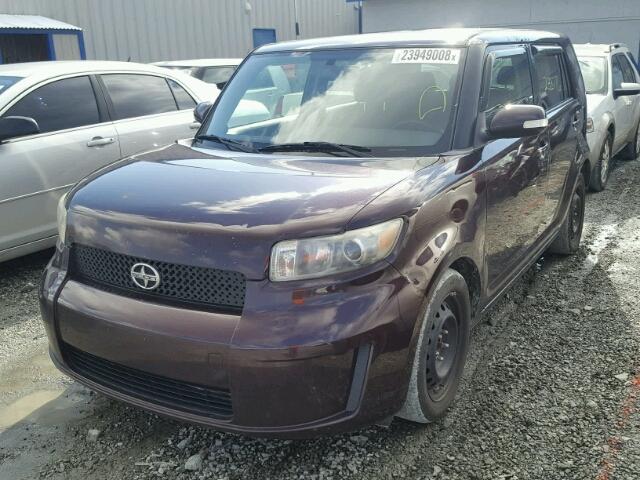 JTLKE50E781042260 - 2008 TOYOTA SCION XB MAROON photo 2