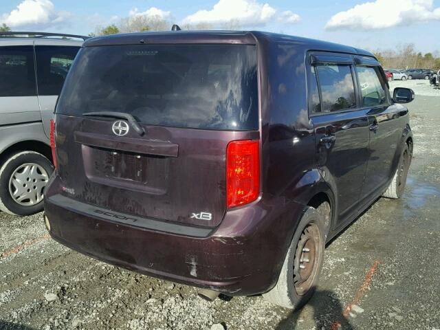 JTLKE50E781042260 - 2008 TOYOTA SCION XB 栗色 照片 4