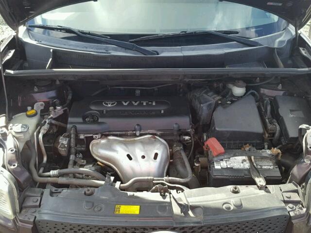 JTLKE50E781042260 - 2008 TOYOTA SCION XB 栗色 照片 7