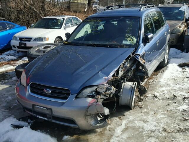 4S4BP61C567357962 - 2006 SUBARU LEGACY OUT BLUE photo 2