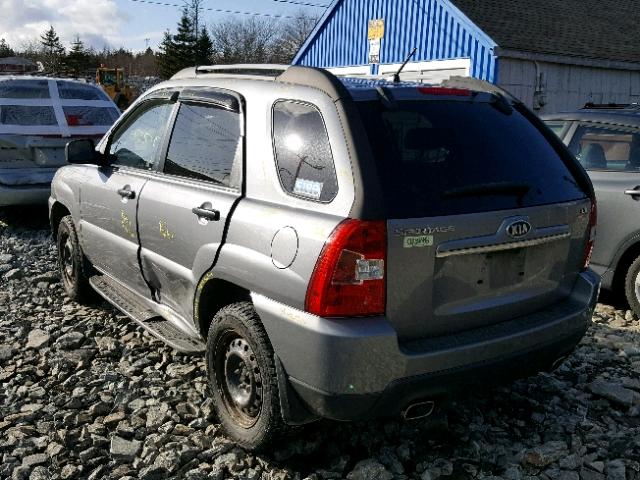 KNDJF722297619049 - 2009 KIA SPORTAGE L GRAY photo 3