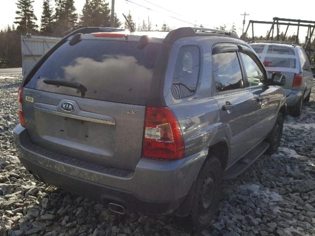 KNDJF722297619049 - 2009 KIA SPORTAGE L GRAY photo 4