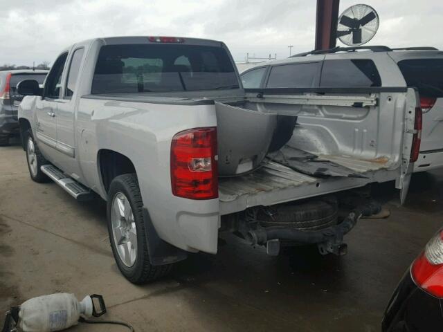 1GCRCSE0XBZ103167 - 2011 CHEVROLET SILVERADO SILVER photo 3