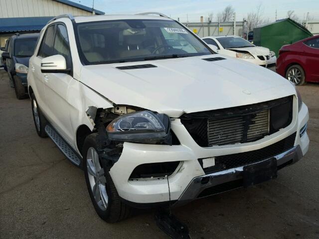 4JGDA2EB8EA356004 - 2014 MERCEDES-BENZ ML 350 BLU WHITE photo 1