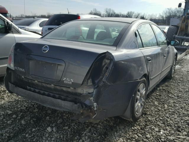 1N4AL11D76C230781 - 2006 NISSAN ALTIMA S GRAY photo 4