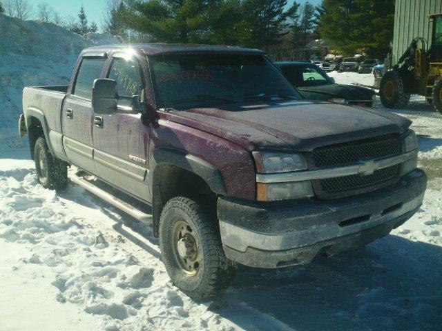 1GCHK23U23F216943 - 2003 CHEVROLET SILVERADO MAROON photo 1