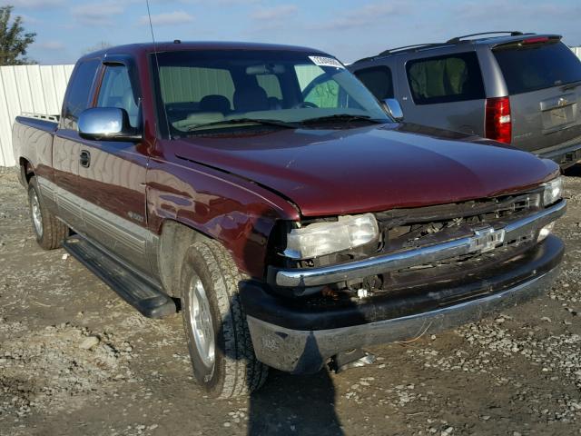 1GCEC19T51Z202054 - 2001 CHEVROLET SILVERADO MAROON photo 1