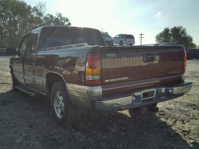 1GCEC19T51Z202054 - 2001 CHEVROLET SILVERADO MAROON photo 3