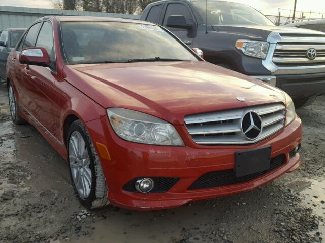 WDDGF54X38F053274 - 2008 MERCEDES-BENZ C 300 RED photo 1