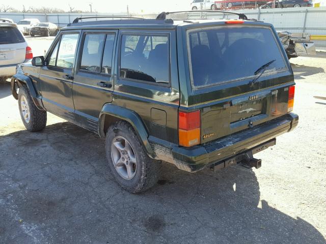 1J4FN78S9TL161003 - 1996 JEEP CHEROKEE C GREEN photo 3