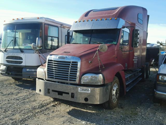 1FUJBBCK47LX66130 - 2007 FREIGHTLINER CONVENTION RED photo 2