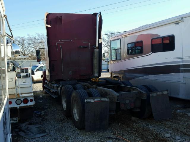 1FUJBBCK47LX66130 - 2007 FREIGHTLINER CONVENTION RED photo 3