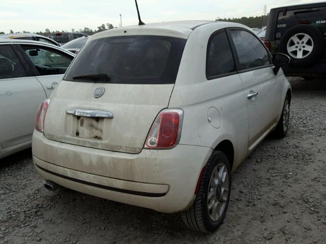 3C3CFFAR8CT126811 - 2012 FIAT 500 POP WHITE photo 4