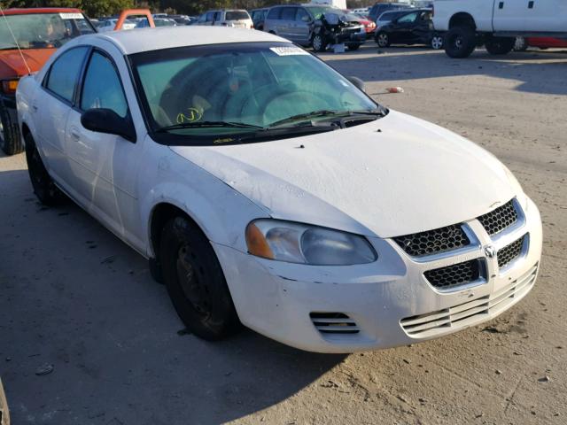 1B3AL46T76N227901 - 2006 DODGE STRATUS SX WHITE photo 1