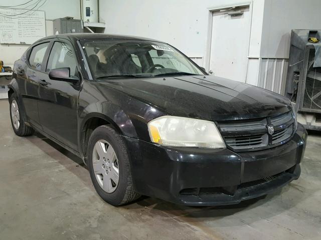 1B3LC46K78N585941 - 2008 DODGE AVENGER SE BLACK photo 1