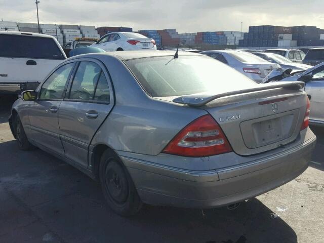 WDBRF61J24A594184 - 2004 MERCEDES-BENZ C 240 TAN photo 3