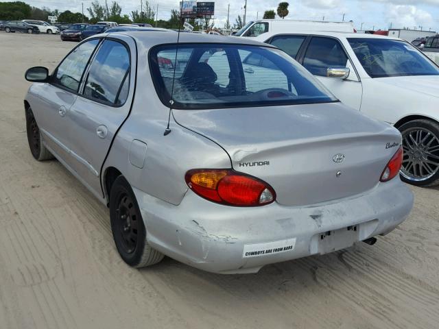 KMHJF25F9XU880030 - 1999 HYUNDAI ELANTRA BA BEIGE photo 3