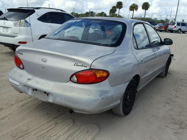 KMHJF25F9XU880030 - 1999 HYUNDAI ELANTRA BA BEIGE photo 4