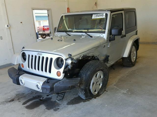 1J4AA5D19AL228493 - 2010 JEEP WRANGLER S SILVER photo 2