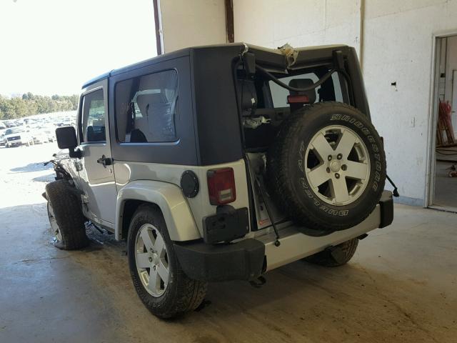 1J4AA5D19AL228493 - 2010 JEEP WRANGLER S SILVER photo 3