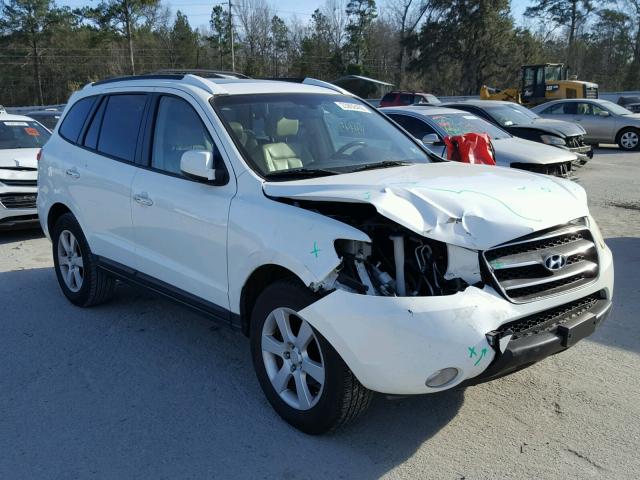 5NMSH13E37H021756 - 2007 HYUNDAI SANTA FE S WHITE photo 1