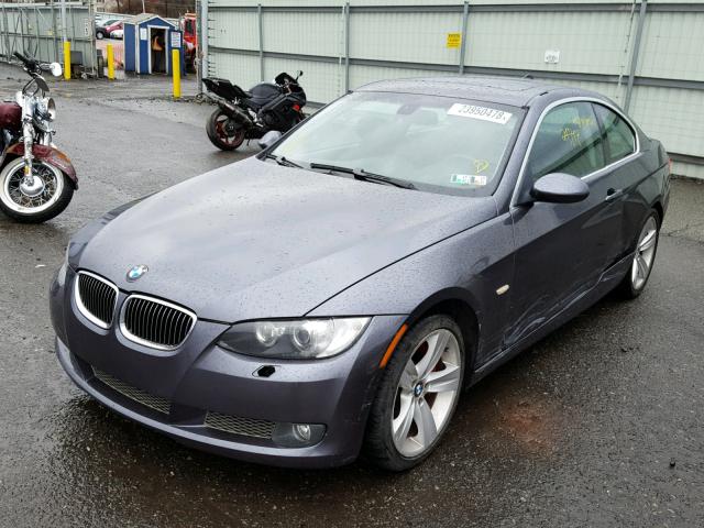 WBAWC73568E065383 - 2008 BMW 335 XI GRAY photo 2