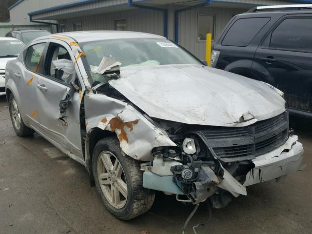 1B3LC56J68N256614 - 2008 DODGE AVENGER SX SILVER photo 1