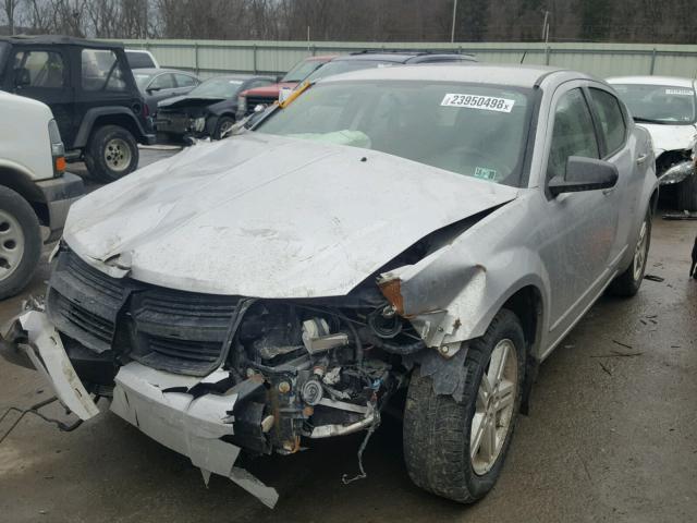 1B3LC56J68N256614 - 2008 DODGE AVENGER SX SILVER photo 2