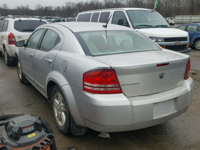 1B3LC56J68N256614 - 2008 DODGE AVENGER SX SILVER photo 3