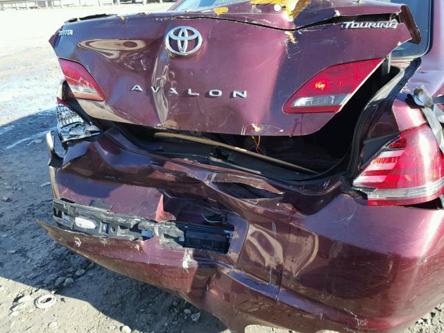 4T1BK36B48U269695 - 2008 TOYOTA AVALON XL RED photo 9