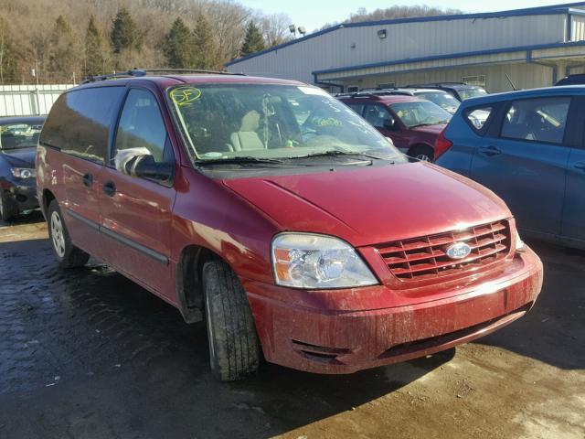 2FMZA51675BA12474 - 2005 FORD FREESTAR S RED photo 1