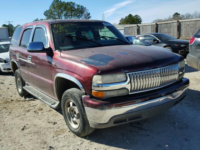 1GNEC13T21R216199 - 2001 CHEVROLET TAHOE C150 RED photo 1