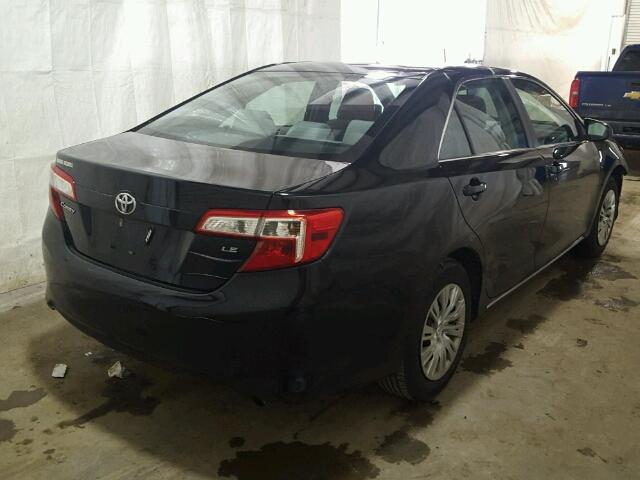 4T1BF1FK3DU275832 - 2013 TOYOTA CAMRY L BLACK photo 4