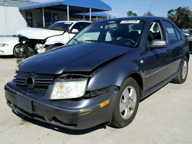 3VWSK69M85M034491 - 2005 VOLKSWAGEN JETTA GLS GRAY photo 2