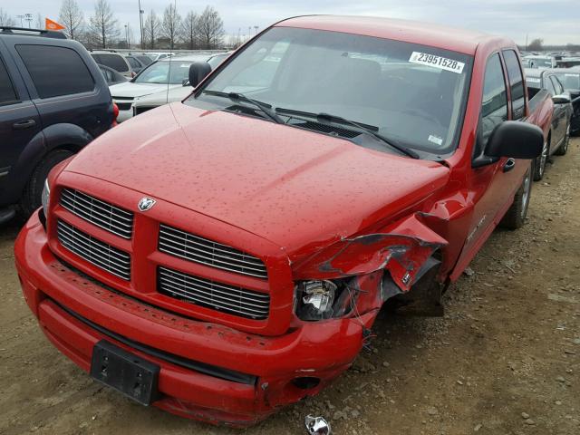 1D7HU18D15S171121 - 2005 DODGE RAM 1500 S RED photo 9