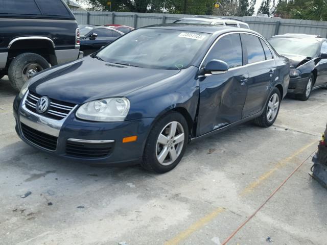 3VWRM71K68M178392 - 2008 VOLKSWAGEN JETTA SE BLUE photo 2