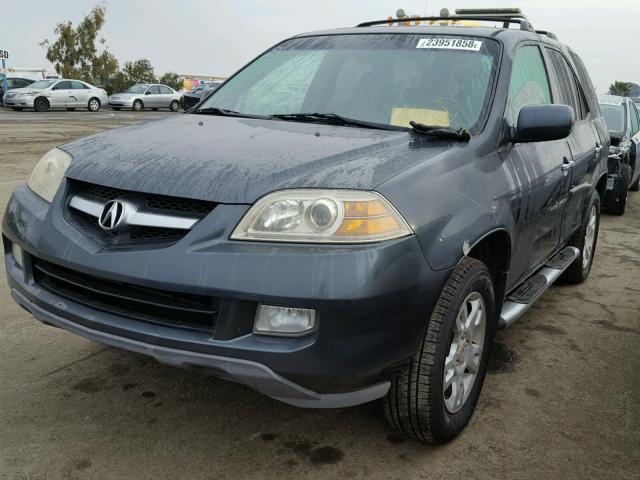 2HNYD189X4H526826 - 2004 ACURA MDX TOURIN GRAY photo 2