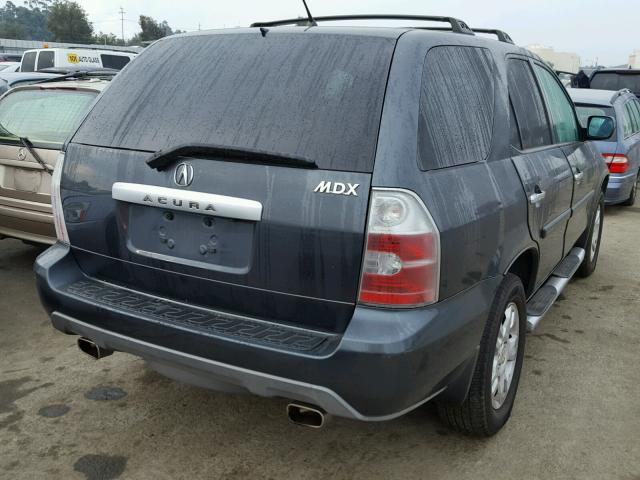 2HNYD189X4H526826 - 2004 ACURA MDX TOURIN GRAY photo 4