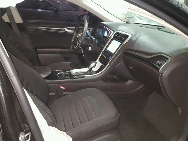 3FA6P0H75ER145782 - 2014 FORD FUSION SE BLACK photo 5