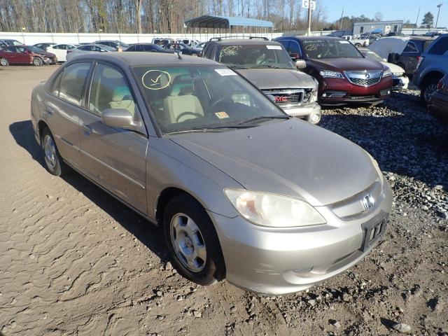 JHMES96654S010130 - 2004 HONDA CIVIC HYBR TAN photo 1