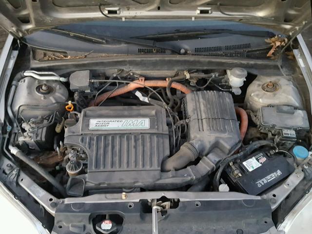 JHMES96654S010130 - 2004 HONDA CIVIC HYBR TAN photo 7