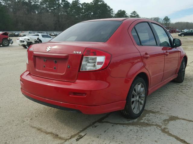 JS2YC415585108453 - 2008 SUZUKI SX4 CONVEN RED photo 4