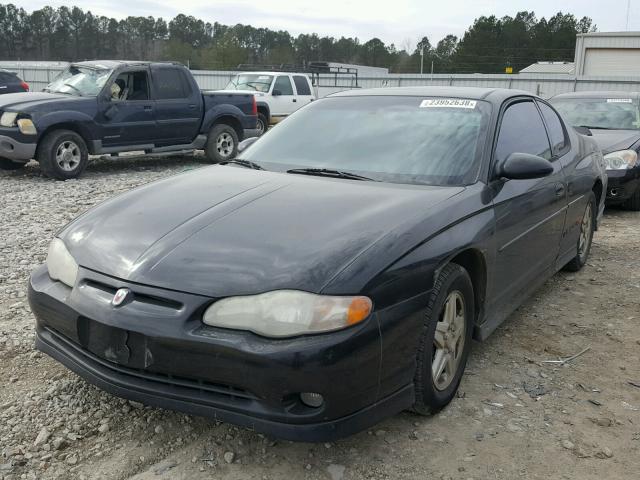 2G1WX15K419205178 - 2001 CHEVROLET MONTE CARL BLACK photo 2