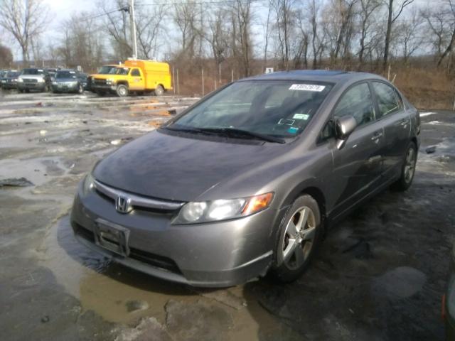 1HGFA16837L083024 - 2007 HONDA CIVIC EX ნაცრისფერი ფოტო 2