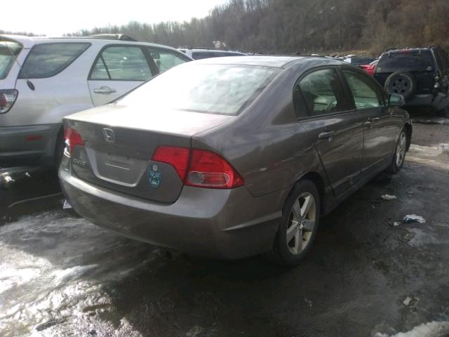 1HGFA16837L083024 - 2007 HONDA CIVIC EX GRAY photo 4