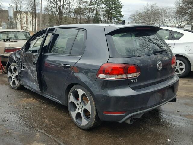 WVWHD7AJ1CW175401 - 2012 VOLKSWAGEN GTI WHITE photo 3