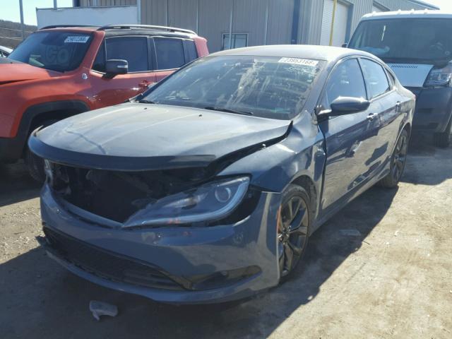 1C3CCCBB6FN573280 - 2015 CHRYSLER 200 S GRAY photo 2