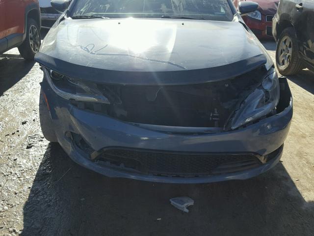 1C3CCCBB6FN573280 - 2015 CHRYSLER 200 S GRAY photo 9